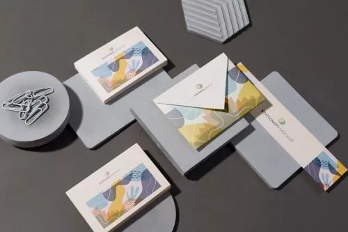 فایل PSD موکاپ پاکت کاغذی رایگان 26185