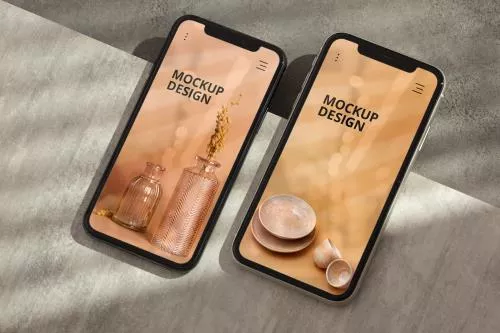 فایل PSD موکاپ موبایل - موکاپ آیفون 13 - 26205