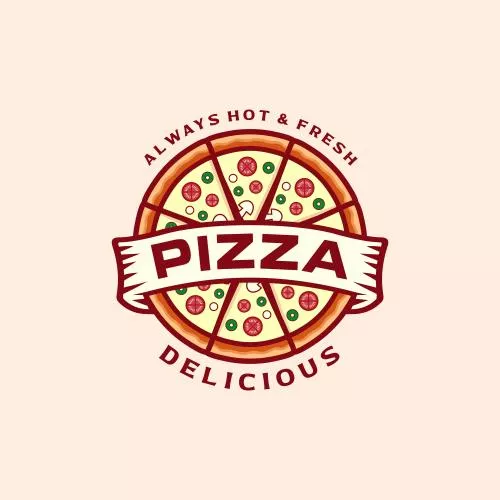 وکتور EPS لوگوی پیتزا 26215