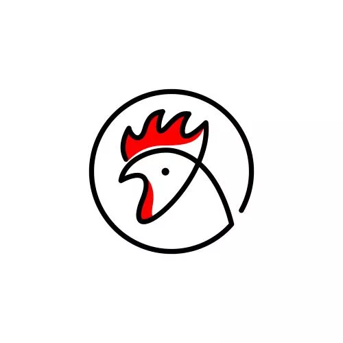 وکتور EPS لوگو رستوران - لوگو مرغ برای رستوران ها و فست فود ها - لوگو مرغ سوخاری 26228