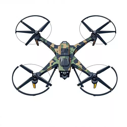 وکتور EPS تصویر وکتور کوادروتور پهپاد رنگارنگ 27926