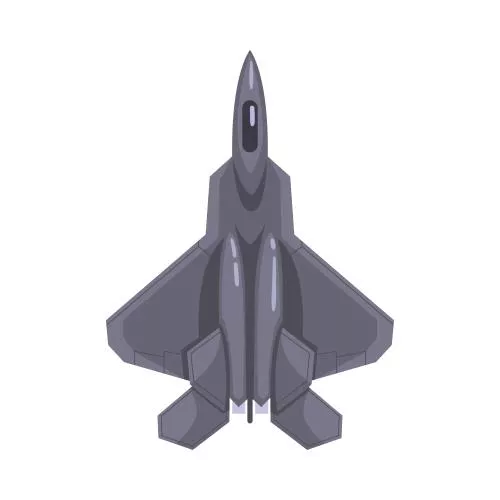 وکتور EPS تصویر وکتوری هواپیمای نظامی جنگی بال ثابت در نبرد هوایی 27965