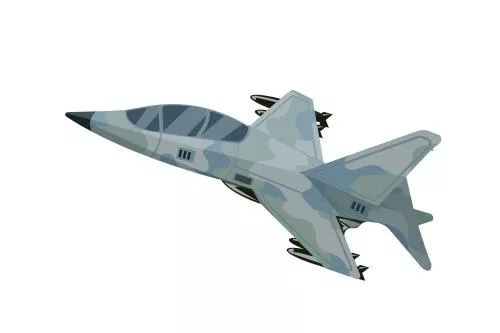 وکتور EPS تصاویر وکتور هواپیمای جنگنده نظامی و رهگیر 27966