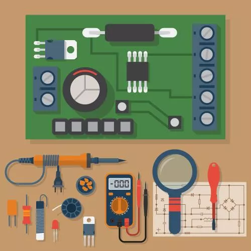 وکتور EPS مجموعه تراشه ها و دستگاه لحیم کاری 28001