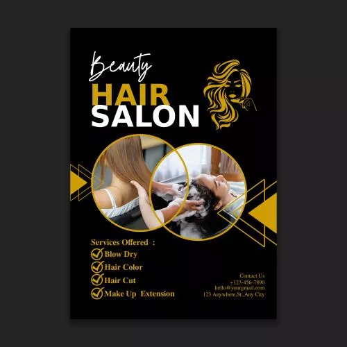 فایل PSD گرافیک سالن مرکز زیبایی و مو و پوست 27785