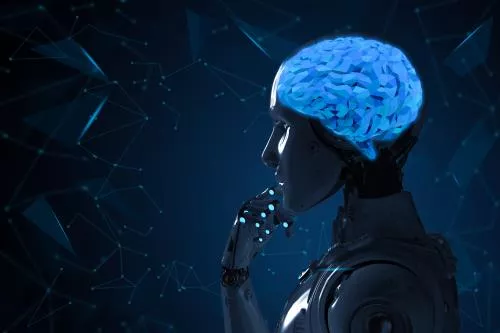 عکس با کیفیت رندرینگ سه بعدی ربات - تکنولوژی - مغز - هوش مصنوعی 28067