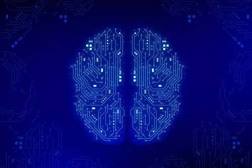 وکتور EPS و AI پس زمینه گرادیانتی مغز 28129