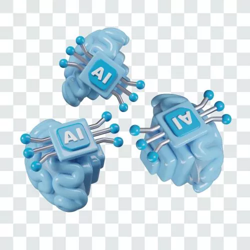 وکتور EPS مغز انسان با نیمه الکترونیکی سه بعدی از زوایای مختلف 28133