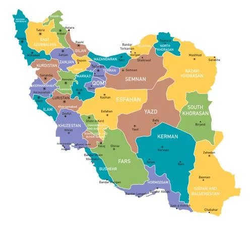 وکتور EPS نقشه ایران با جزئیات بالا با پس زمینه سفید، طراحی انتزاعی، وکتور، ایلاستریتور، ای پی اس ۱۰ 28778