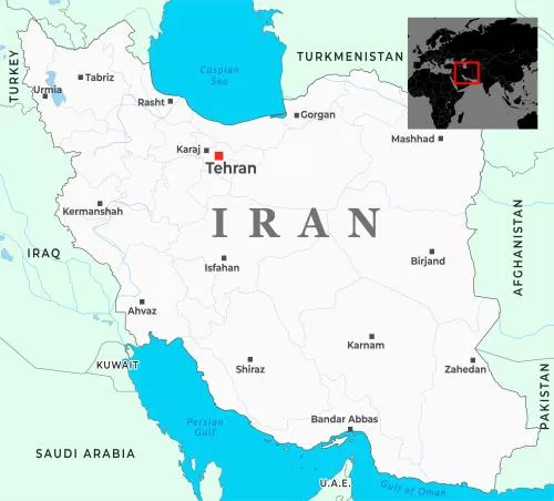 وکتور EPS نقشه سیاسی چاپی تهران پایتخت با مرزهای ملی 28779