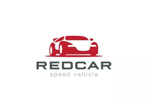 وکتور EPS لایه باز لوگو ماشین اسپرت تک رنگ 21150