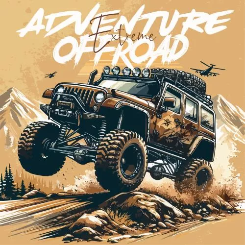 وکتور EPS ماشین ماجراجویی 26261