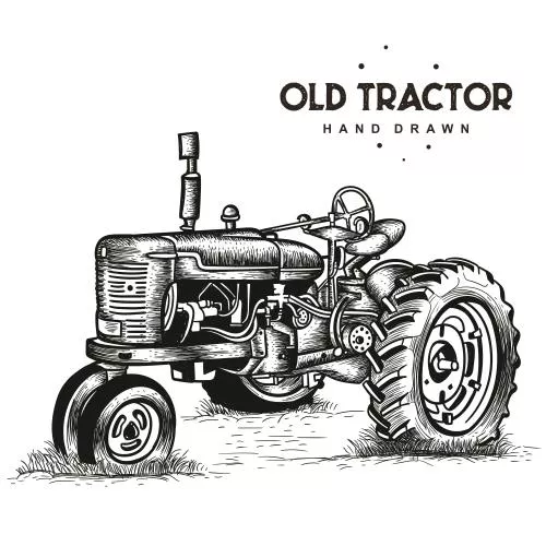 وکتور EPS تراکتور قدیمی 26307