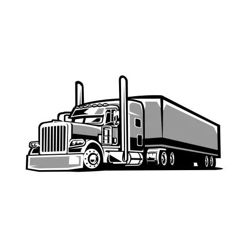 وکتور EPS وکتور کامیون هجده چرخ باربری 26310