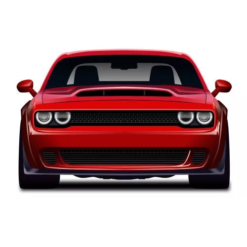 وکتور EPS تصویرسازی ماشین قرمز 26315