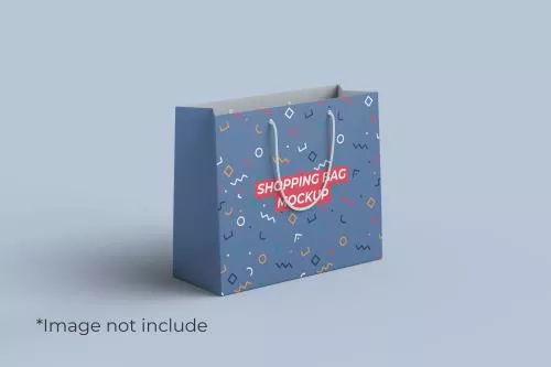 موکاپ جعبه مقوایی و ساک دستی و هندبگ فایل PSD لایه باز 21485