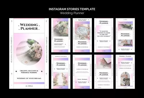 قالب PSD رایگان پست اینستاگرام مناسب برای عروسی و جشن تولد قابل ویرایش با فتوشاپ 21608