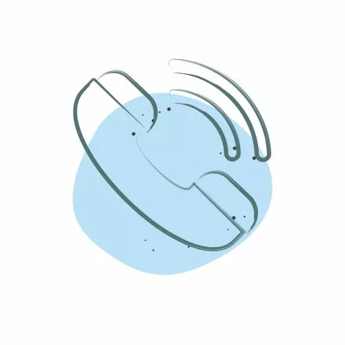 وکتور EPS آیکون تماس مرتبط با ارتباطات نماد رنگ نقطه سبک طراحی ساده قابل ویرایش 30792