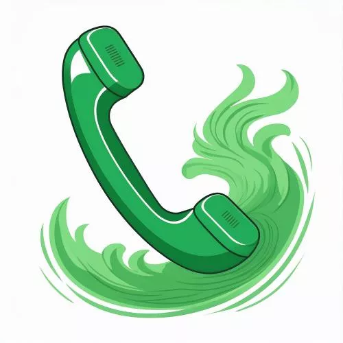 وکتور EPS گوشی سبز با گوشی سبز آن 30797