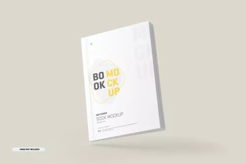 موکاپ جلد کتاب با جلد نرم فایل PSD لایه باز 20931