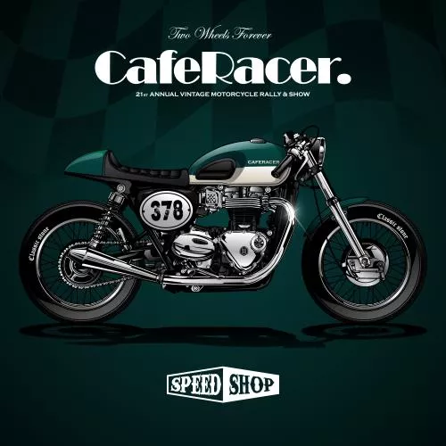 وکتور رایگان EPS لایه باز موتور سیکلت با تم سبز و نقره ای 20994