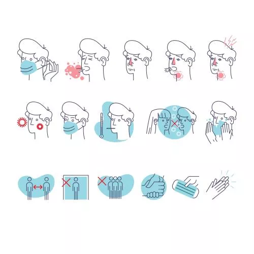 وکتور EPS مراقبت از آنفلوآنزا 26485