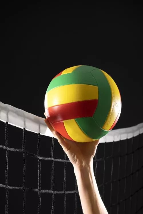عکس با کیفیت دست و توپ و تور والیبال 26489