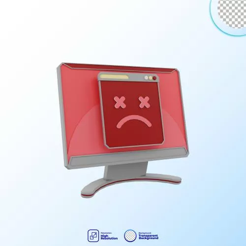 فایل PSD آیکون رندر سه بعدی امنیت اینترنت 29865