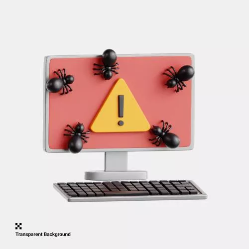 فایل PSD تصویرسازی سه‌بعدی وضعیت نقض داده 29889