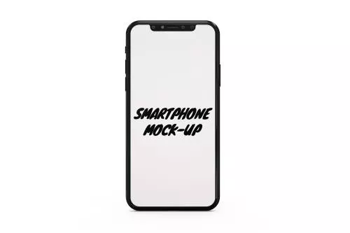 موکاپ گوشی موبایل هوشمند جدا شده از زمینه فایل PSD لایه باز 22024