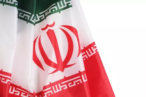 عکس با کیفیت از پرچم سه رنگ جمهوری اسلامی ایران در نمای نزدیک 22065