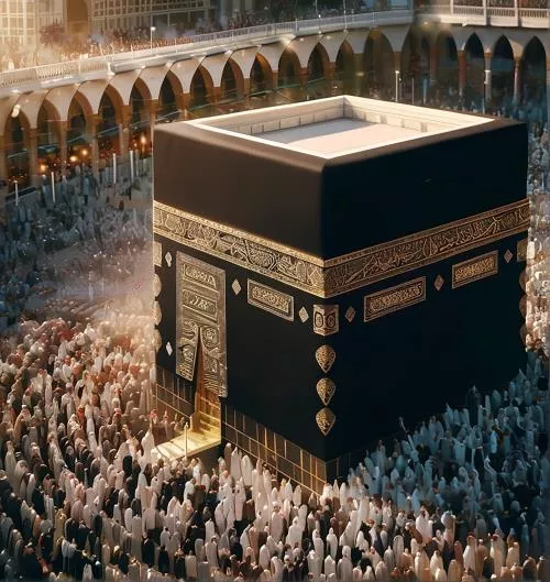 عکس با کیفیت تصویر کعبه شریف مکه مدینه مسلمانان رمضان هوش مصنوعی 30844
