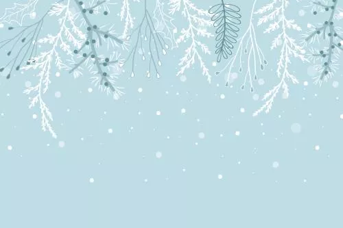 وکتور EPS و Ai لایه باز از زمستان و دانه های برف و جا برای نوشتن مناسب بنر و پوستر  22277