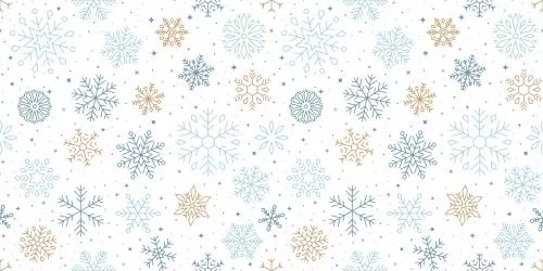 وکتور رایگان لایه باز EPS پترن  تکرار شونده دانه های برف 22312