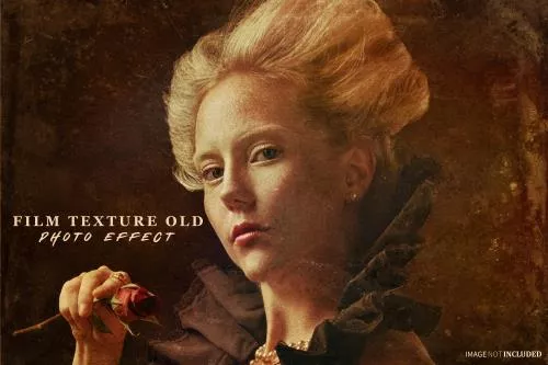 افکت فتوشاپ عکس به شکل فیلم قدیمی فایل PSD لایه باز 21716