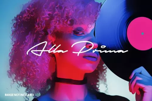 افکت فتوشاپ عکس نقاشی شده با رنگ روغن فایل PSD لایه باز 21745