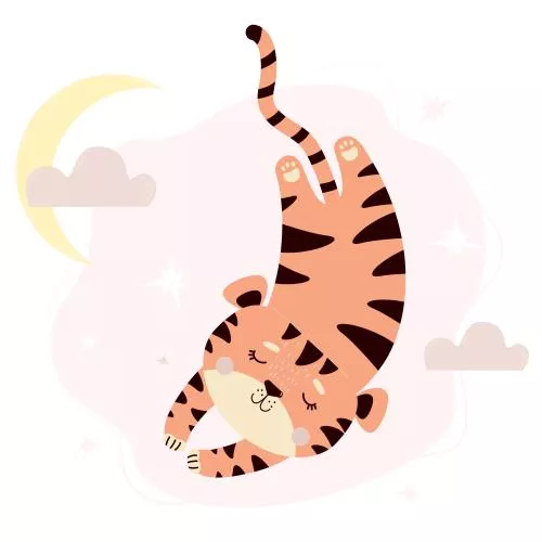 وکتور ببر کارتونی بامزه رایگان فایل EPS لایه باز 21840